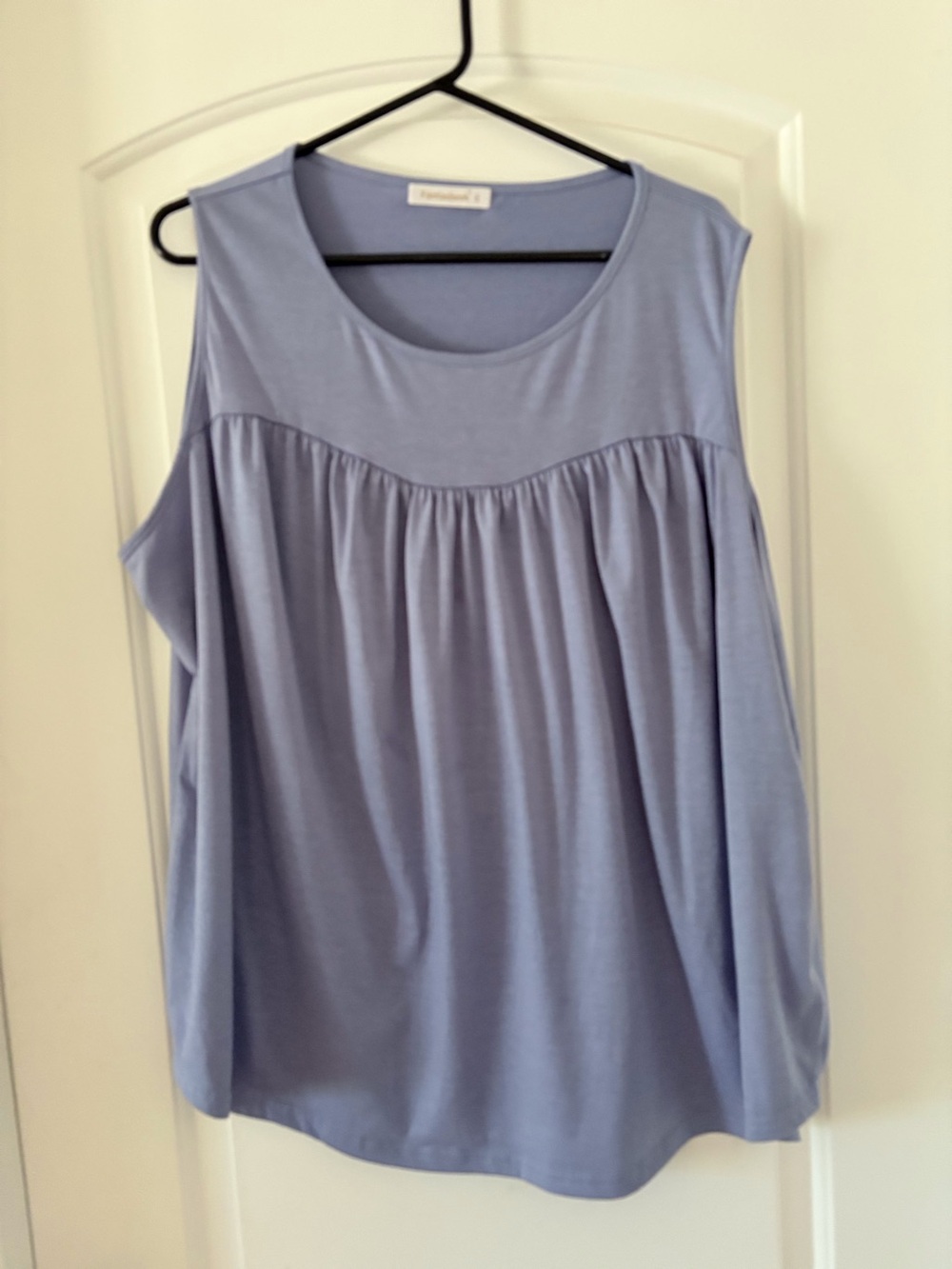 Plus size lavender tunic top-like new